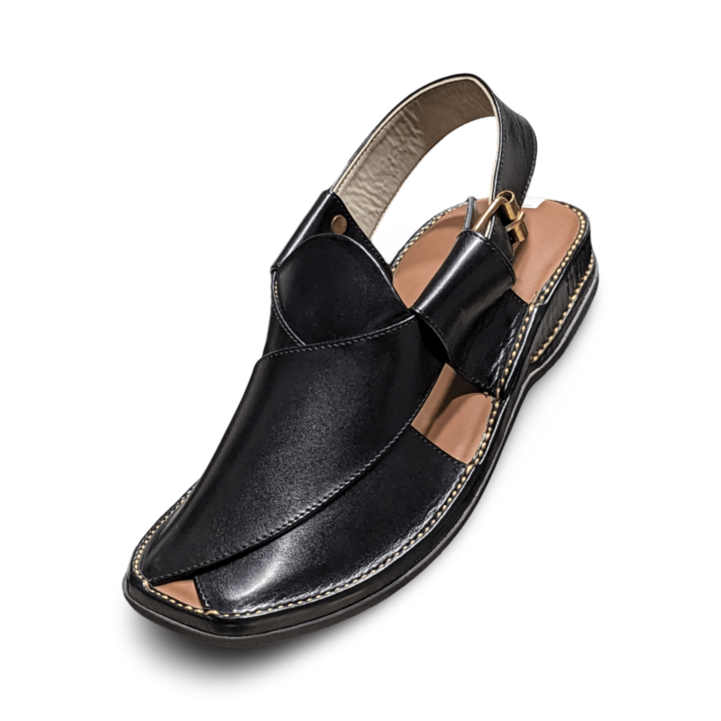 Zardari Chappal Black