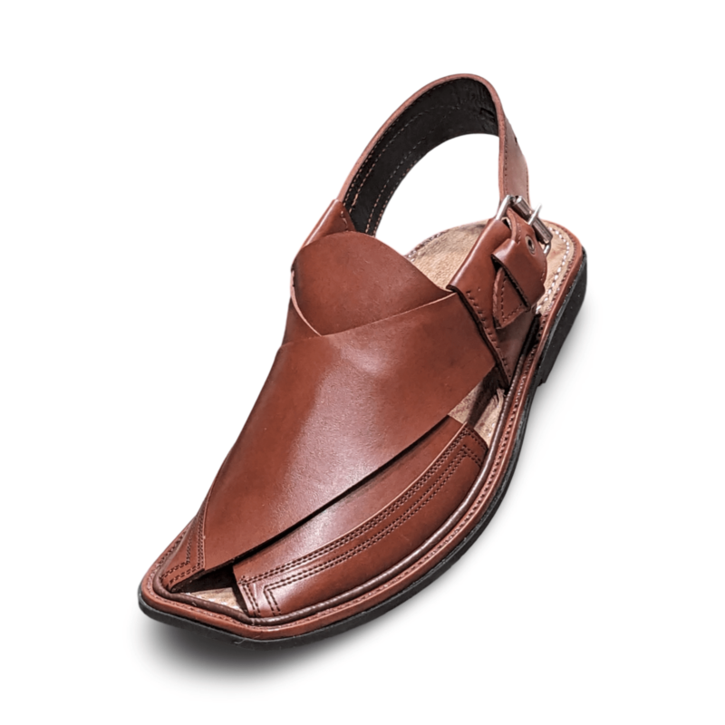 Charsadda Chappal Burgundy