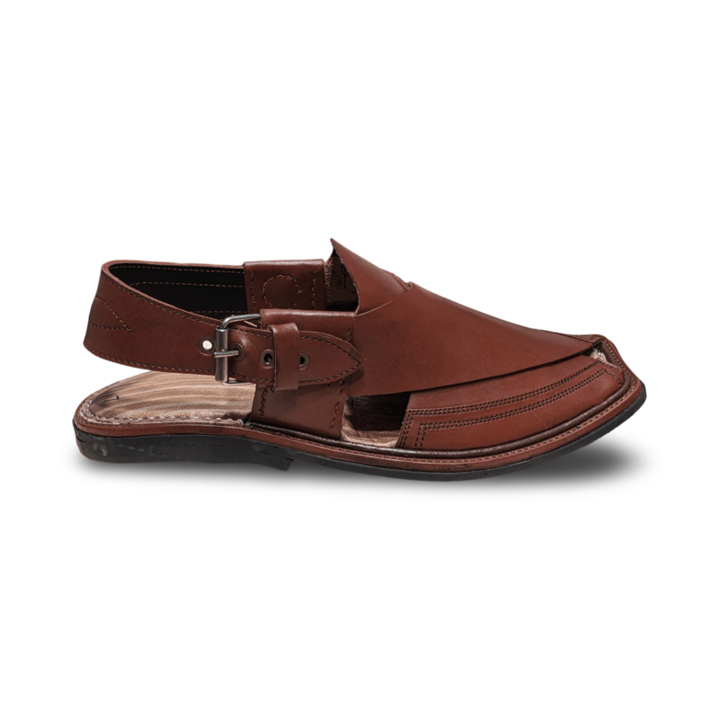 Charsadda Chappal Burgundy - Image 4