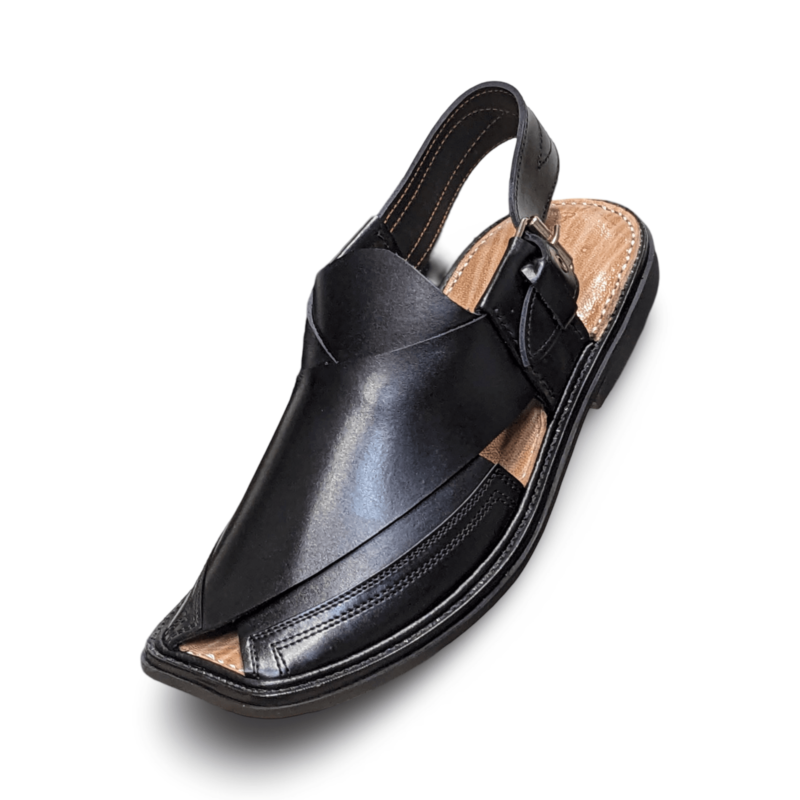 Charsadda Chappal Black