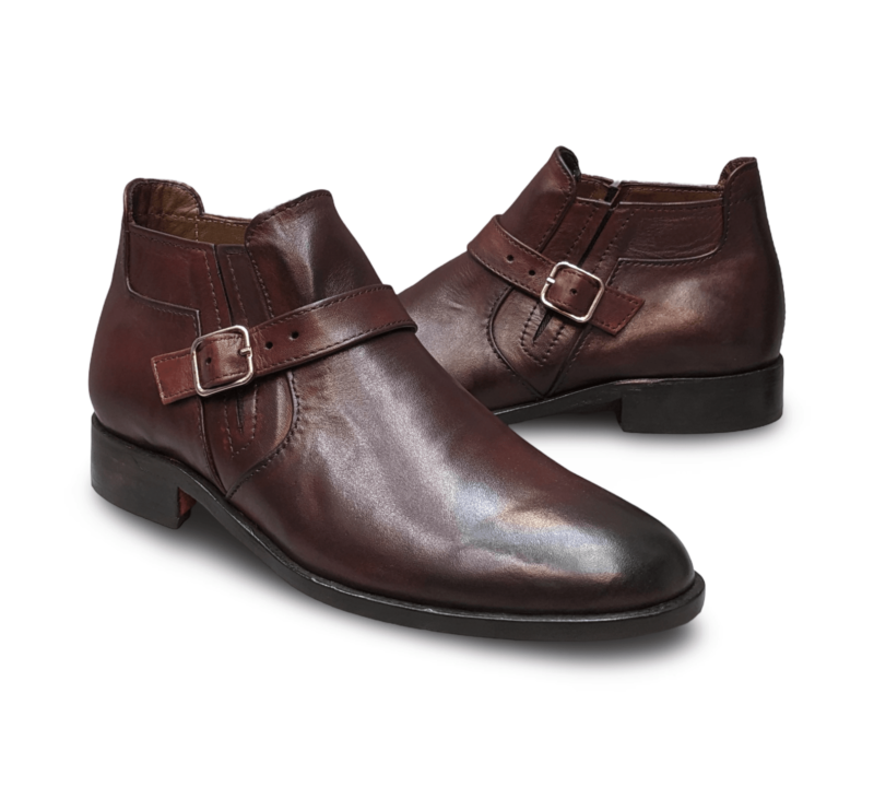 Classic Leather Ankle Boots for Men - Image 2