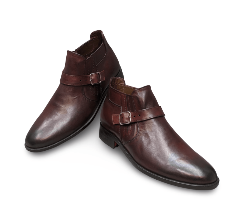 Classic Leather Ankle Boots for Men - Image 3