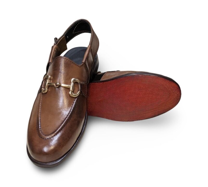 Men's Leather Sandals Musatrd - Image 3