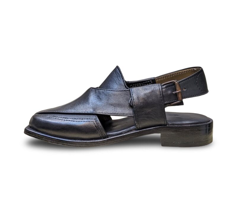 Black T-Shape Norozi Chappal for Men - Image 3