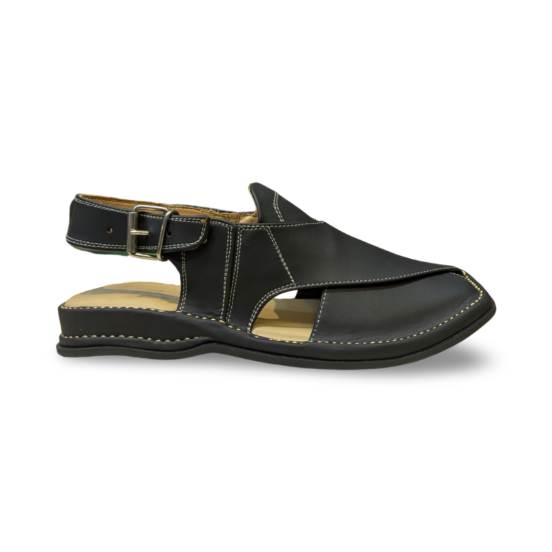 Zardari Chappal Mat Black