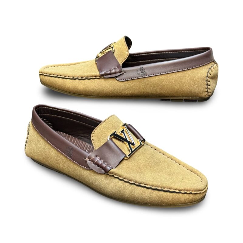 LV Camel Suede loafers - Image 2