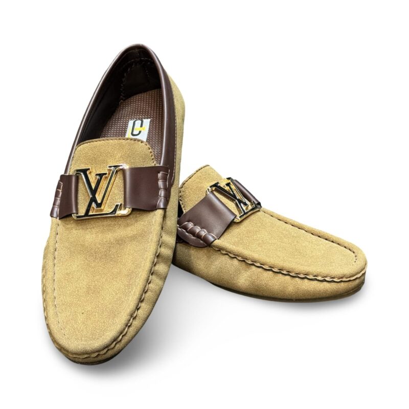 LV Camel Suede loafers - Image 3